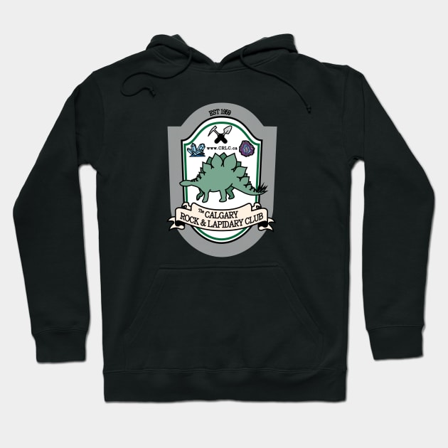 Old School Calgary Rock and Lapidary Club Hoodie by Calgary Rock and Lapidary Club